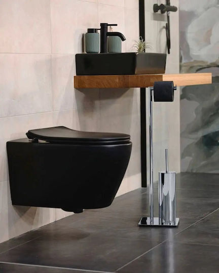 Wenko Recco Inox Toilet Brush Gray