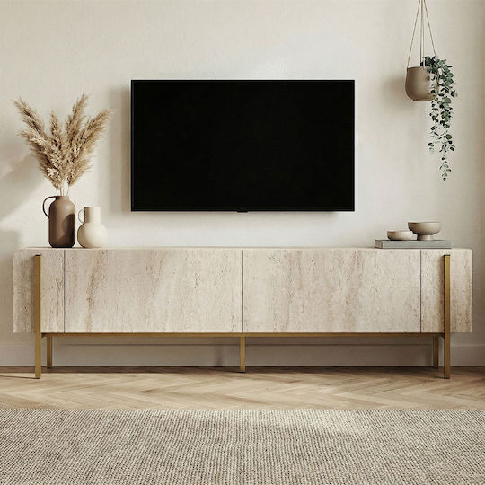 Stand TV Nexus Travertine L180xA30xÎ45.5cm