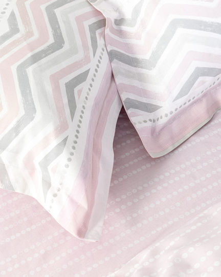 Nima Set Kissenbezüge Oxford Rosa 52x72cm