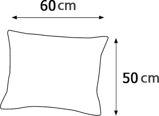 Darymex Pillowcase Cream 50x60cm.