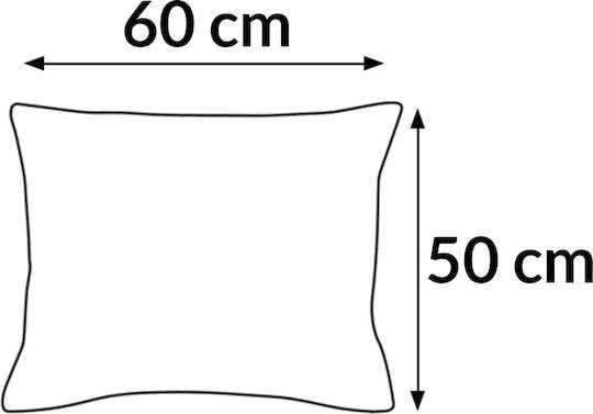 Darymex Pillowcase Cream 50x60cm.