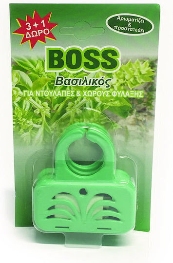 Boss Αρωματικό Ντουλάπας βασιλικός 4τμχ