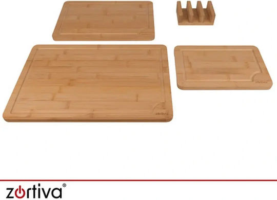 Bambus Schneidebretter Set Für Brot Braun 3 Stücke