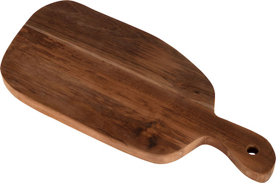 HomeMarkt Rectangular Wooden Chopping Board Yellow 19x43cm
