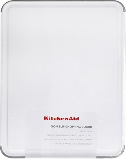 Kitchenaid Επιφάνεια Κοπής Πλαστική Λευκή 35x28cm