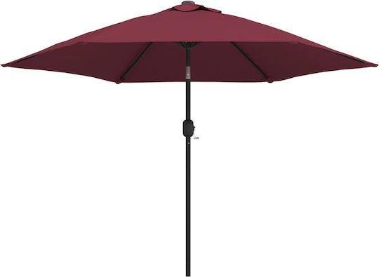 Umbrelă Rotundă Metalică Burgundă Φ3m