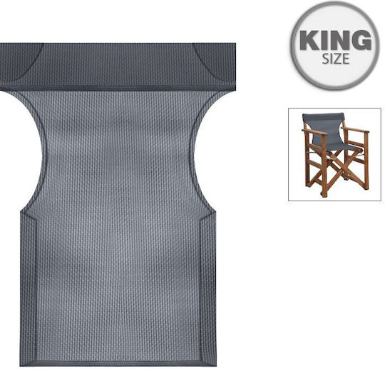 Megapap Queen Black Director Chair Cover 56x82cm
