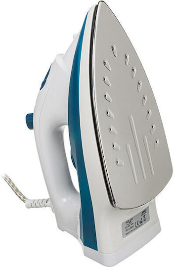 Adler Fier de Călcat cu Aburi 2200W cu Talpă Ceramică și Debit Continu de Abur 30g/min