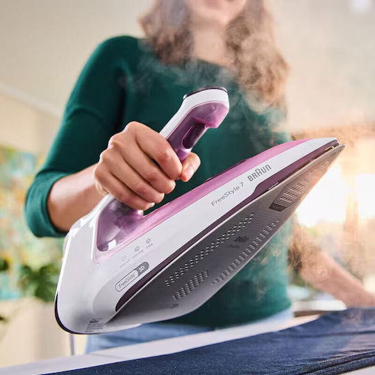 Braun FreeStyle 7 Парна Ютия 2000W с Постоянно Подаване на Пара 50gr/min