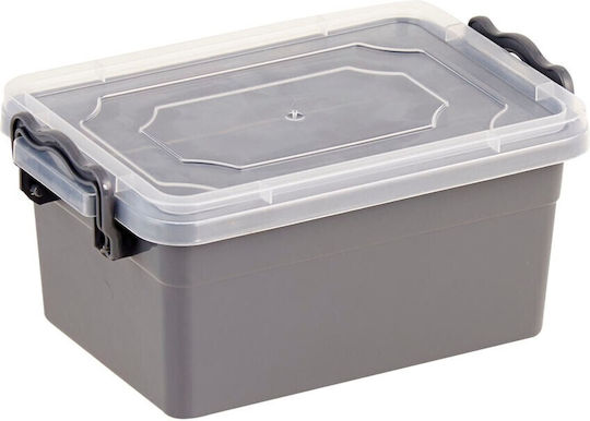 TnS Plastic Cutie de depozitare cu capac Roz 21x14.5x9cm 1buc