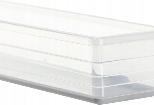 Kis Sistemo 4 Plastic Storage Box Transparent 30x7.5x5cm