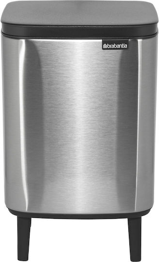 Brabantia Inox Grauer 7l Mülleimer