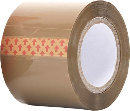 Lean Toys Самозалепваща лента кафява 50m x 48mm Lean Toys Самозалепваща лента кафява 50m x 48mm