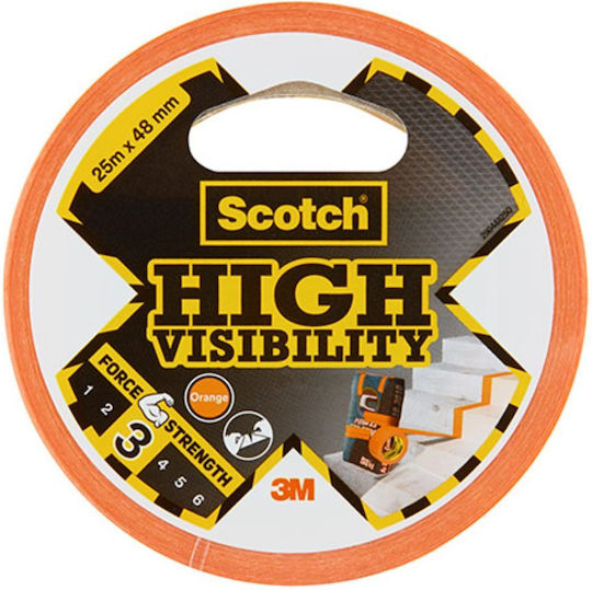 Scotch Bandă Adezivă Portocalie 25mx48mm