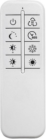 Rabalux Aranis Smart Black Mount Ceiling Light With Integrated LED And Remote Control