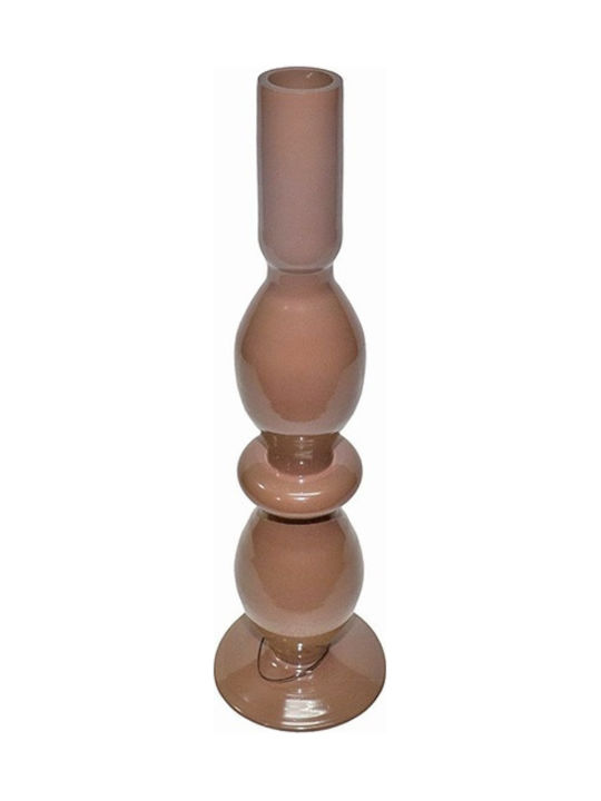 Zaros Кандилник Стъкло в Кафяв Цвят 9x29бр 1бр