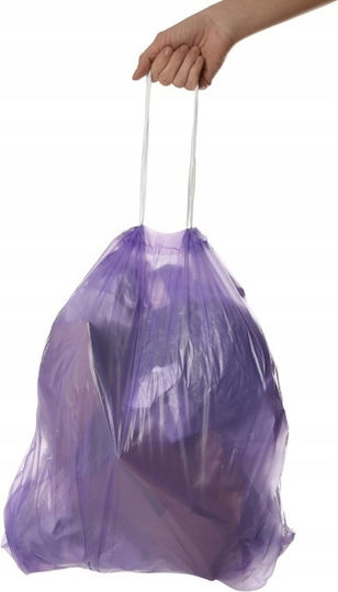 Sarantis Trash Bags Capacity 60lt 60x63cm 8pcs Purple