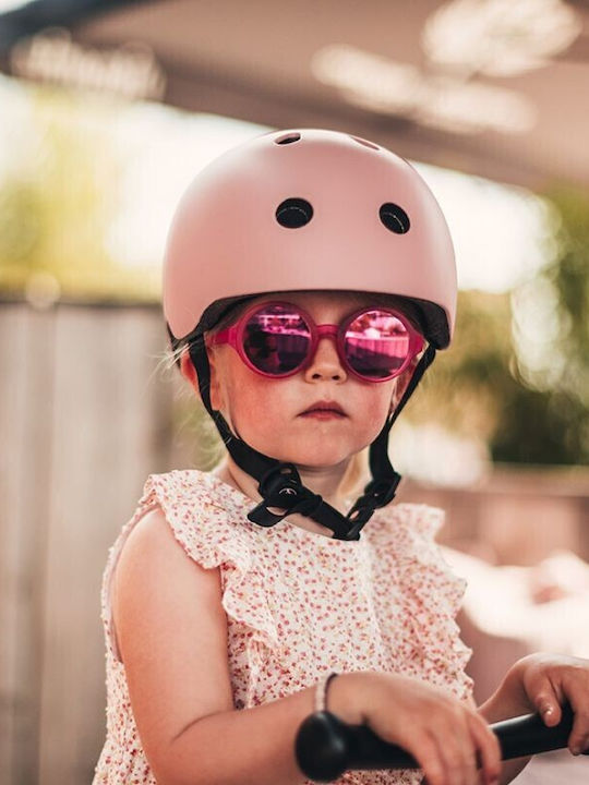 Scoot & Ride Детска каска за велосипед / скутер Скутер / Велосипед Розов с вградена LED светлина