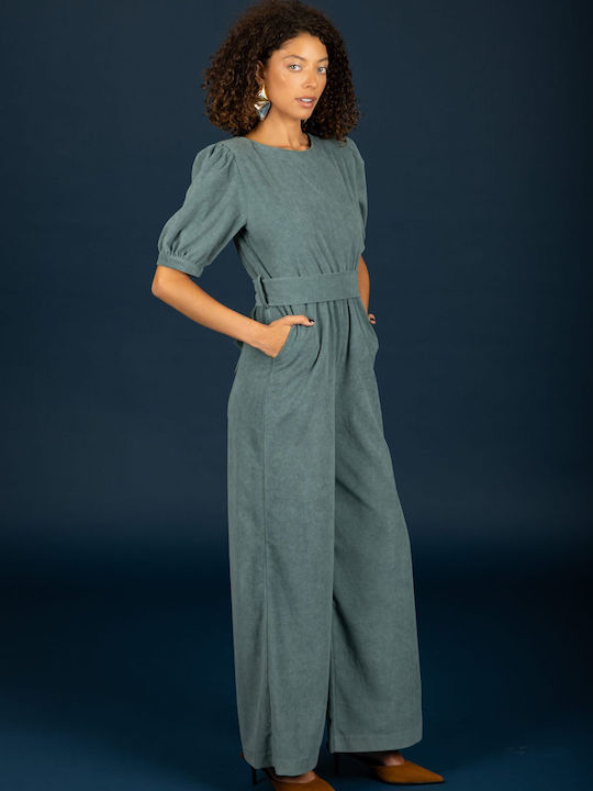 Damenteil Jumpsuit Petrol
