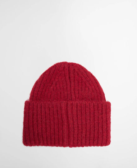 Women's Knitted Beanie in Red