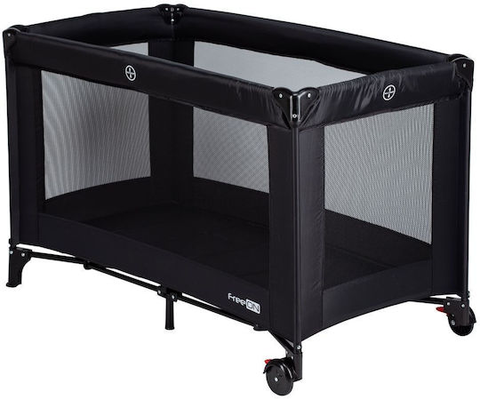Coccolle Laufstall mit Matratze Schwarz 120x60cm