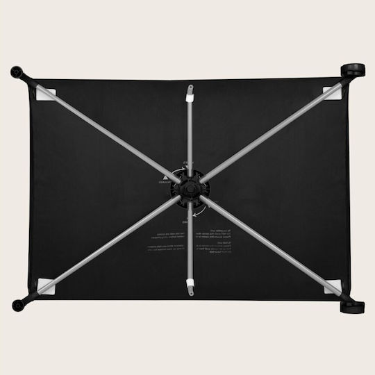 Lionelo Laufstall mit Matratze Schwarz 70,5x100,5cm
