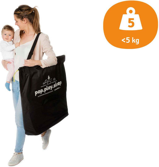 Aeromoov Instant Travel Cot Παρκοκρέβατο 2 Επιπέδων με Στρώμα Γκρι 130x92cm