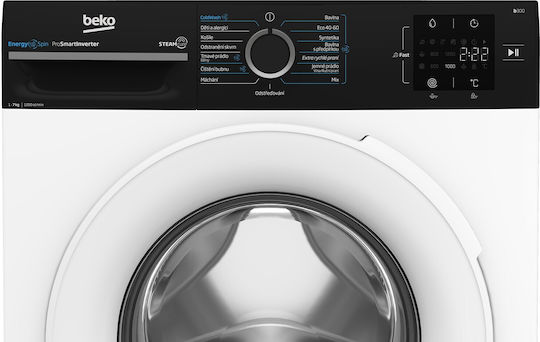 Beko Mașină de spălat rufe 7kg 1200 de rotații BM3WFU3721WBW