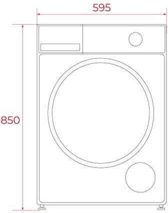 Teka Пералня 8kg 1400 Обороти WM 20841 W PL