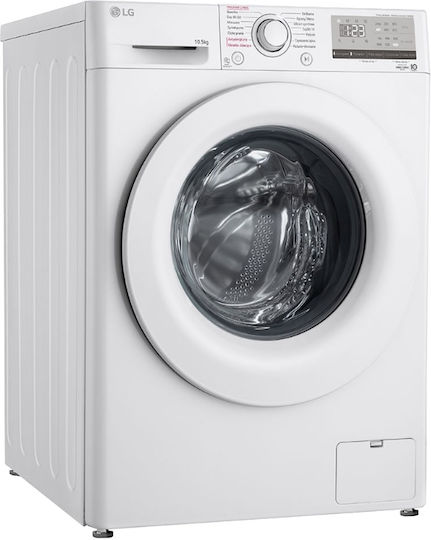 LG Mașină de Spălat Rufe Inversor Direct Drive 10.5kg cu Tehnologie cu Abur 1400 Rotiri AI DD F4WV310WHT