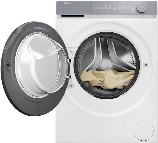 Haier Πλυντήριο Ρούχων 9kg 1400 Στροφών Ασημί HW90B14367TU