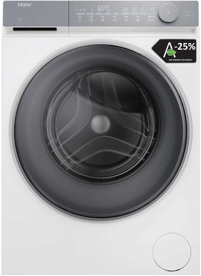Haier Πλυντήριο Ρούχων 9kg 1400 Στροφών Ασημί HW90B14367TU