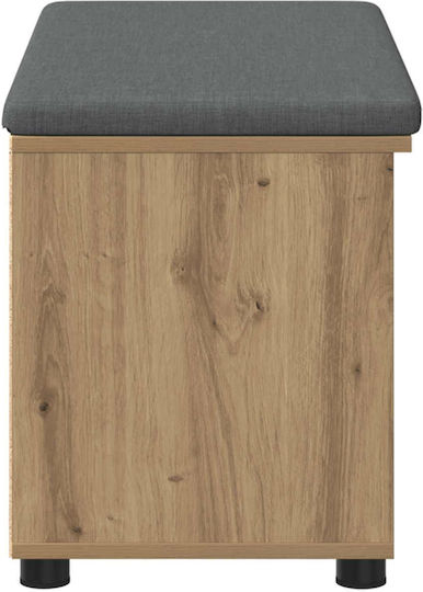 Hallway Furniture with Shoe Rack & Bench Oak 80x38x46cm