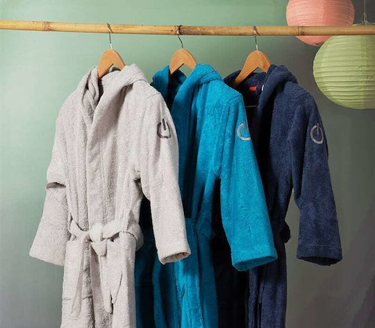 Nef-Nef Homeware Halat de Baie pentru Copii L.grey cu Glugă