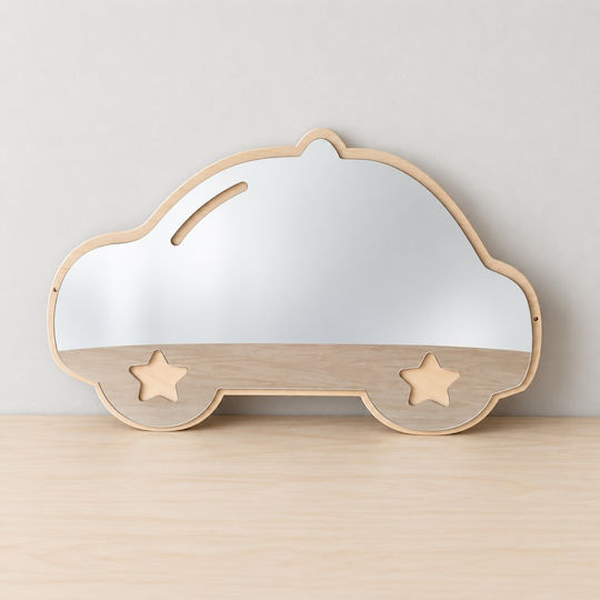 Kinder-Spiegel Auto Plexiglas Spiegelsilber Ohne Geschenkverpackung