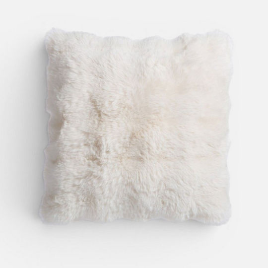 Nef-Nef Homeware Възглавница за Диван Reality от Furry Ecru 45x45см. (Различни Цветове)