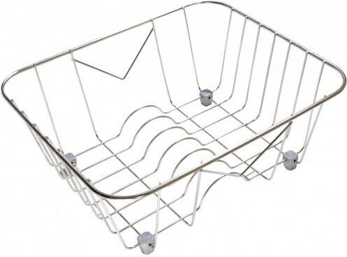 Sanitec No10 Sink Strainer Inox Silver 40x32cm