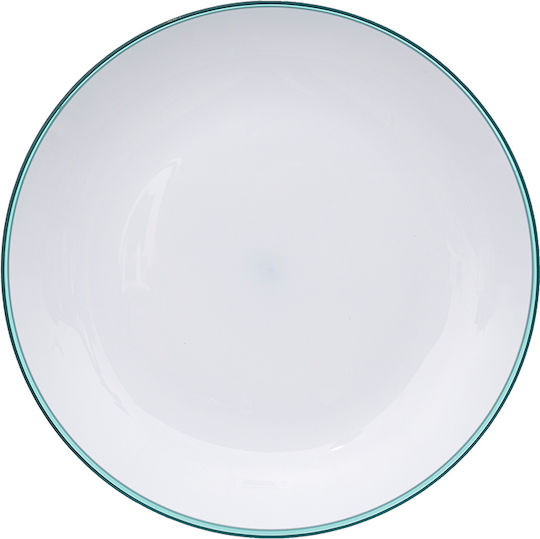 5Five Farfurie joasă Plastic Alb cu Diametru 25cm