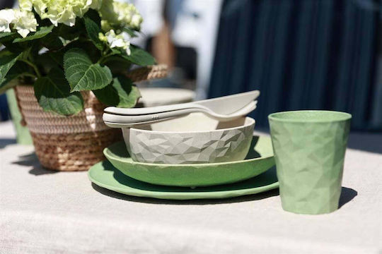 Koziol Teller Suppe Kunststoff Weiß mit Durchmesser 22cm 4Stück