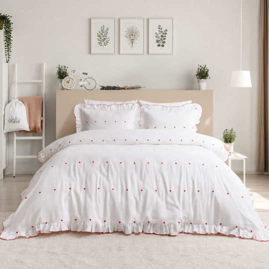 Şaheser Set Huse Pentru Pilote 200x220cm Albă