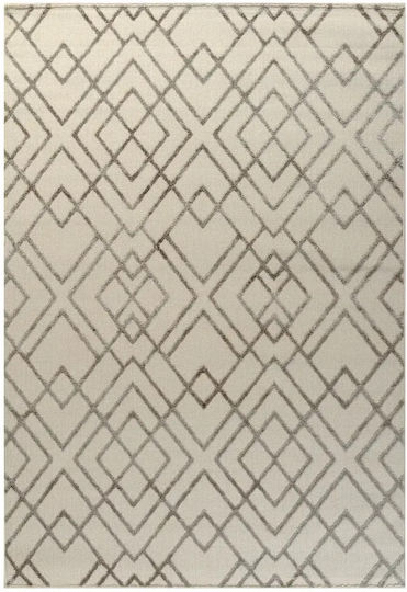 Tzikas Carpets Sabrina Modern Bedroom Rugs Set White-Grey 365-0-348-00072-119 3pcs