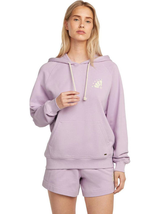 Hanorac de damă cu glugă Violet