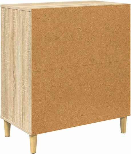 Kommode Schlafzimmer Holz Essen mit 3 Schubladen Mehrfarbig 66x36.5x75cm