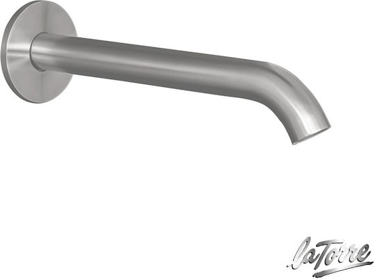 Wall Arm Round 35cm Aisi316 Brushed Inox
