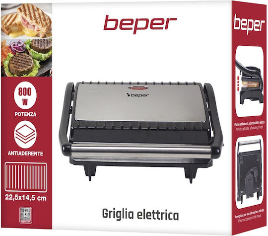 Beper Easy Grill Τοστιέρα Γκριλιέρα 800W