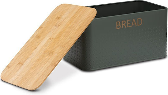 Nava Brotkasten mit Deckel Metallisch Grüne