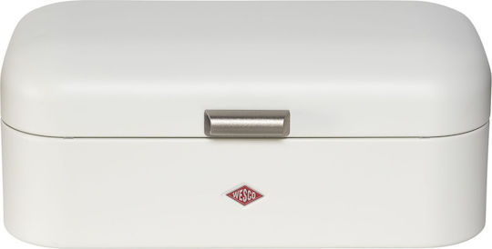 Wesco Ψωμιέρα με Καπάκι Μεταλλική Γκρι 42x17x22cm