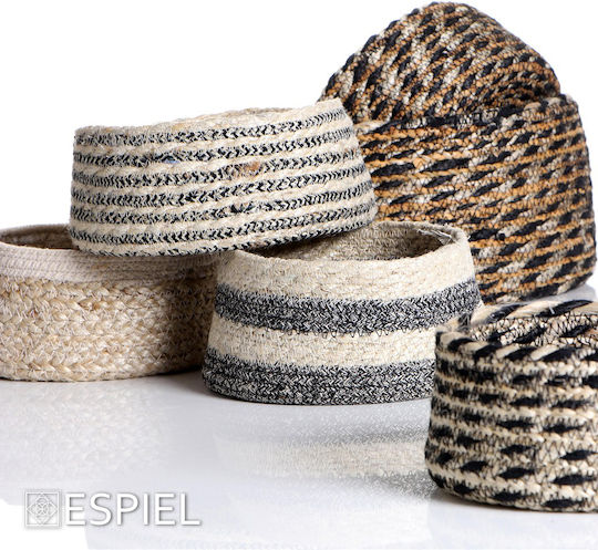 Espiel Brotkorb Geflecht Beige 19x19x8cm