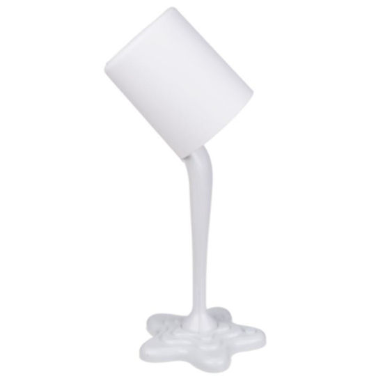 Out of the Blue Kinder Tischlampe Spilt Paint Weiß