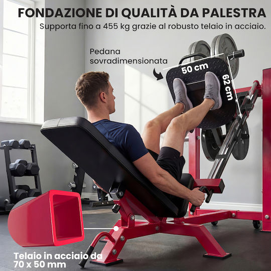 Sportnow Beinpresse/Squat mit Gewichten 455kg